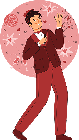 performer personality male